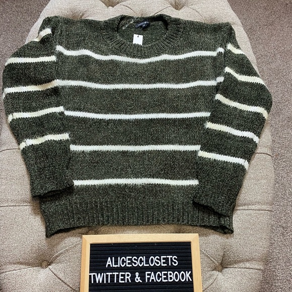 Striped Chenille Sweater - Picture 9 of 11